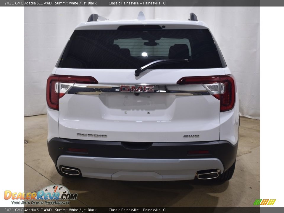 2021 GMC Acadia SLE AWD Summit White / Jet Black Photo #3