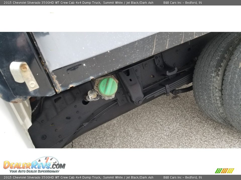 2015 Chevrolet Silverado 3500HD WT Crew Cab 4x4 Dump Truck Summit White / Jet Black/Dark Ash Photo #17