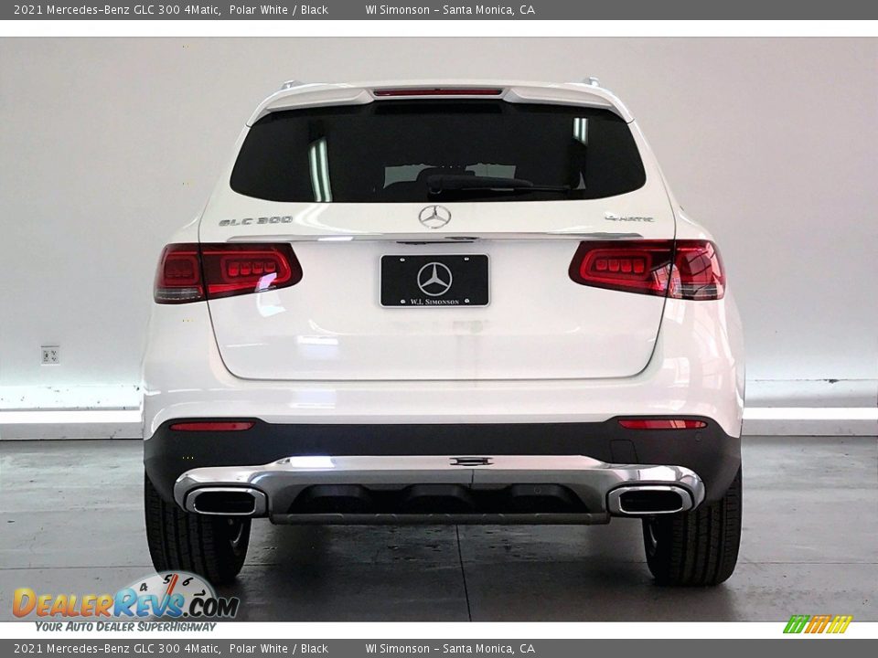 2021 Mercedes-Benz GLC 300 4Matic Polar White / Black Photo #3