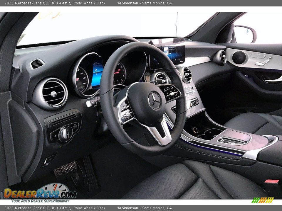 2021 Mercedes-Benz GLC 300 4Matic Polar White / Black Photo #4