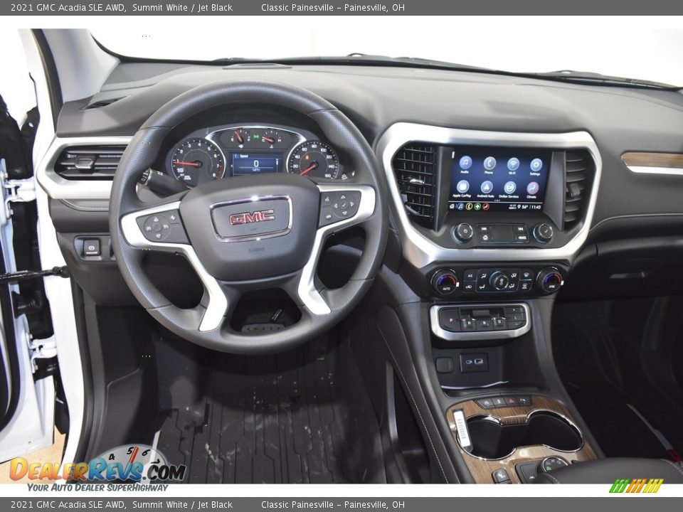 2021 GMC Acadia SLE AWD Summit White / Jet Black Photo #12