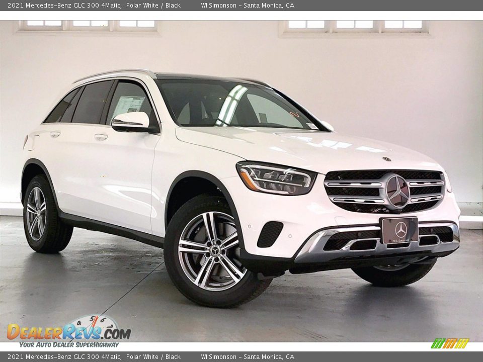 2021 Mercedes-Benz GLC 300 4Matic Polar White / Black Photo #12