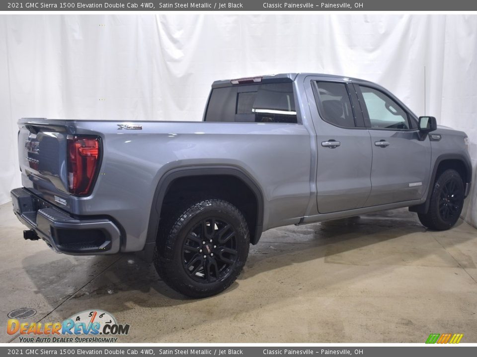 2021 GMC Sierra 1500 Elevation Double Cab 4WD Satin Steel Metallic / Jet Black Photo #2