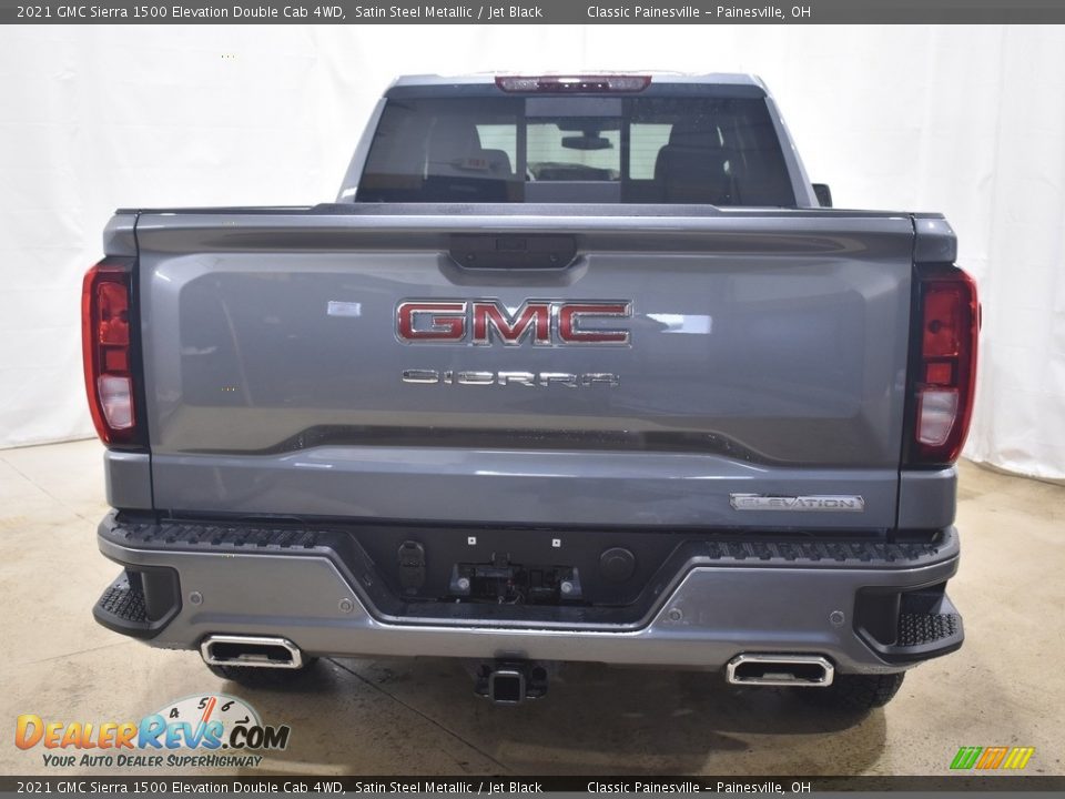 2021 GMC Sierra 1500 Elevation Double Cab 4WD Satin Steel Metallic / Jet Black Photo #3