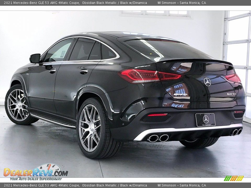 2021 Mercedes-Benz GLE 53 AMG 4Matic Coupe Obsidian Black Metallic / Black w/Dinamica Photo #2