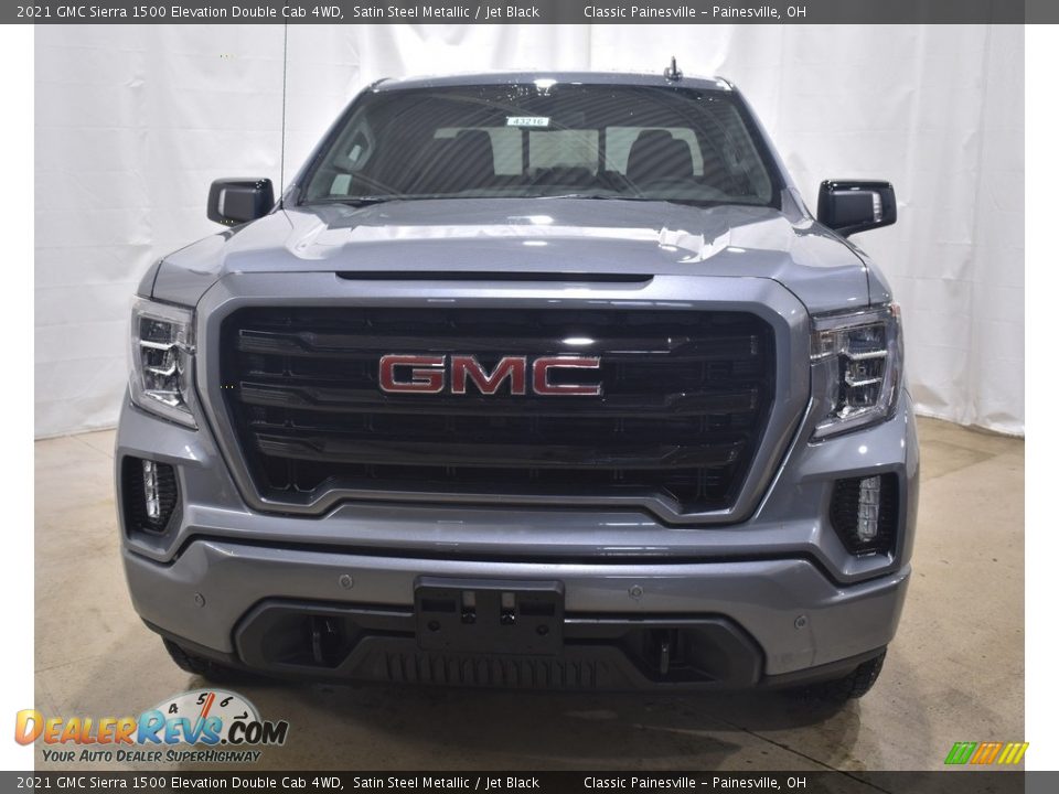 2021 GMC Sierra 1500 Elevation Double Cab 4WD Satin Steel Metallic / Jet Black Photo #4