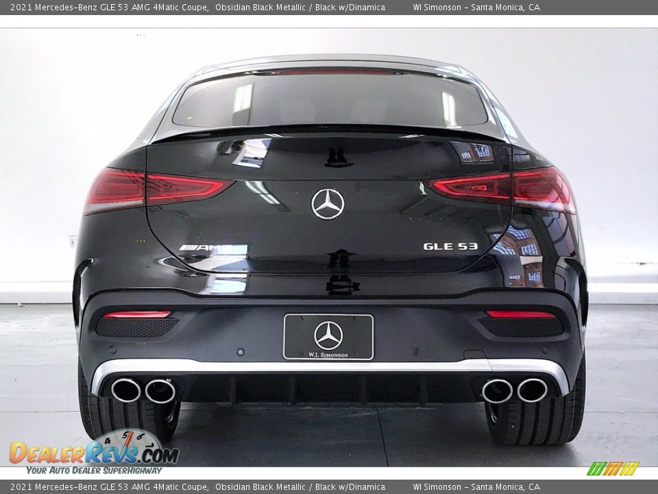 2021 Mercedes-Benz GLE 53 AMG 4Matic Coupe Obsidian Black Metallic / Black w/Dinamica Photo #3