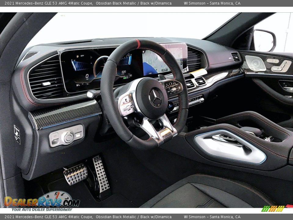 2021 Mercedes-Benz GLE 53 AMG 4Matic Coupe Obsidian Black Metallic / Black w/Dinamica Photo #4