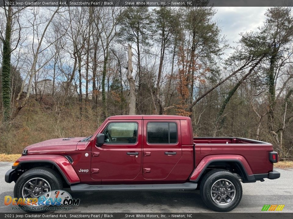 2021 Jeep Gladiator Overland 4x4 Snazzberry Pearl / Black Photo #1