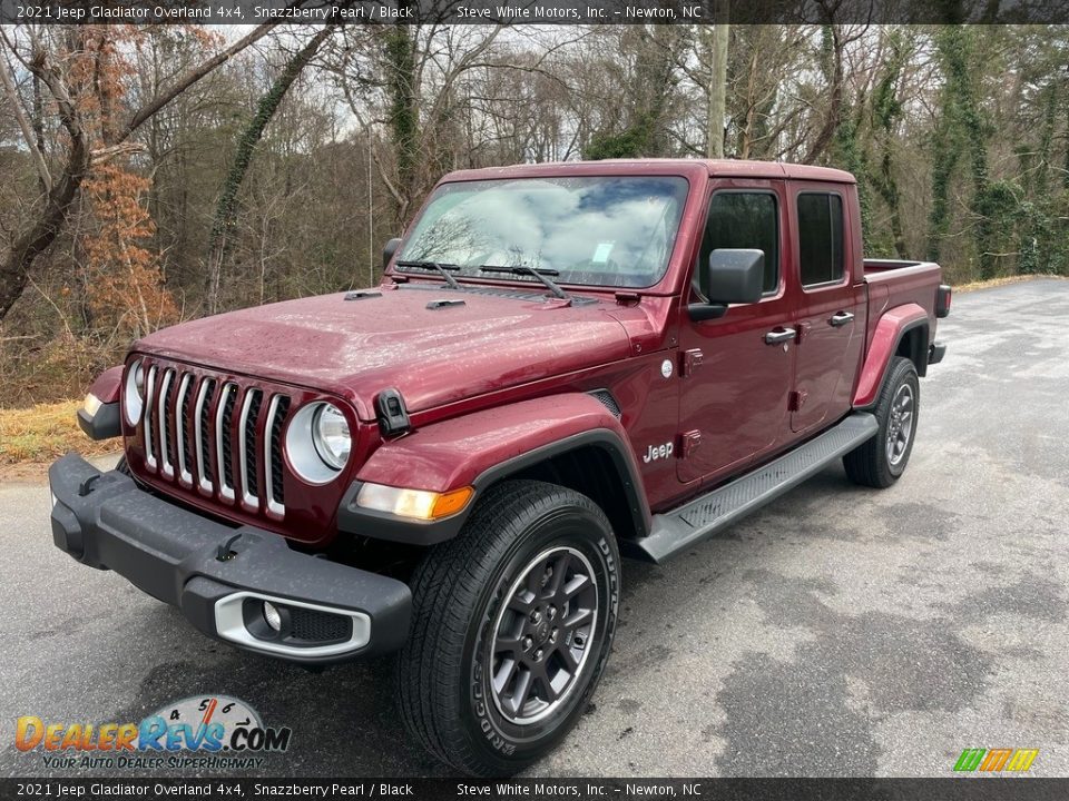 2021 Jeep Gladiator Overland 4x4 Snazzberry Pearl / Black Photo #2