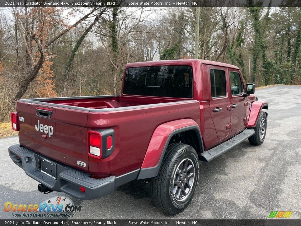 2021 Jeep Gladiator Overland 4x4 Snazzberry Pearl / Black Photo #6