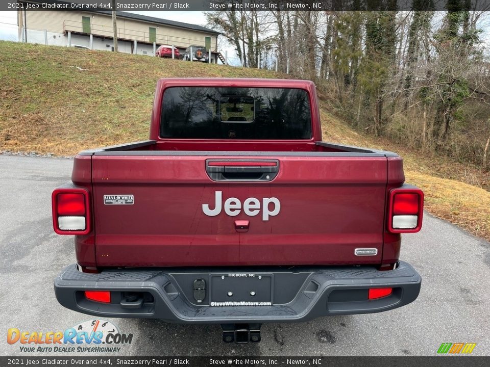 2021 Jeep Gladiator Overland 4x4 Snazzberry Pearl / Black Photo #8