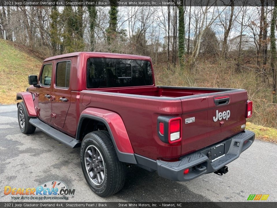 2021 Jeep Gladiator Overland 4x4 Snazzberry Pearl / Black Photo #9