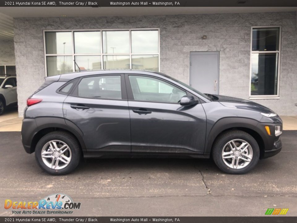 2021 Hyundai Kona SE AWD Thunder Gray / Black Photo #2