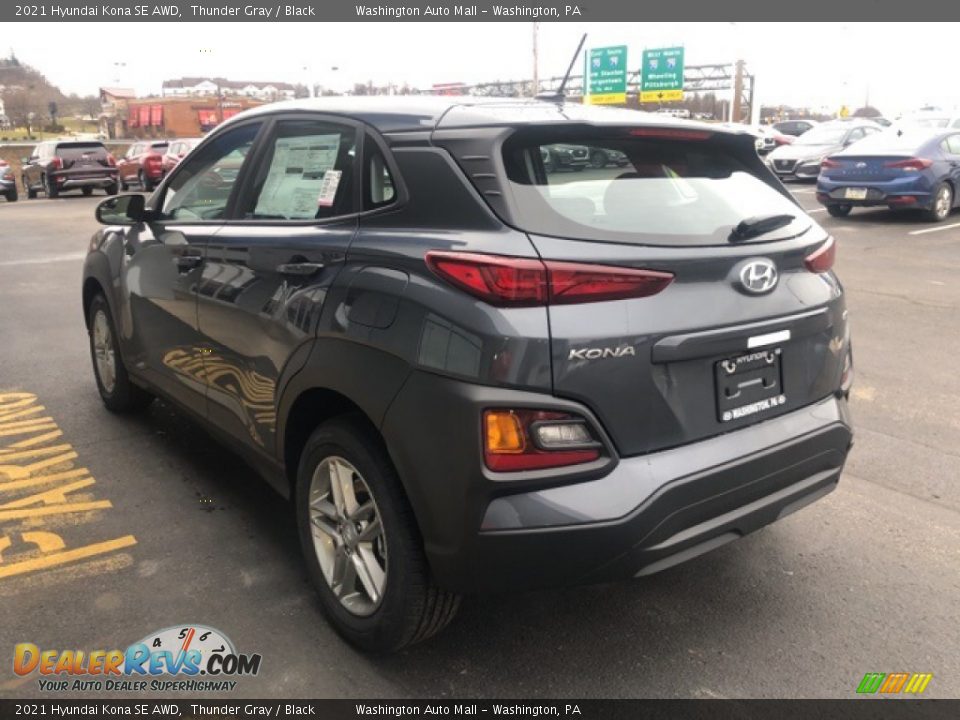 2021 Hyundai Kona SE AWD Thunder Gray / Black Photo #3