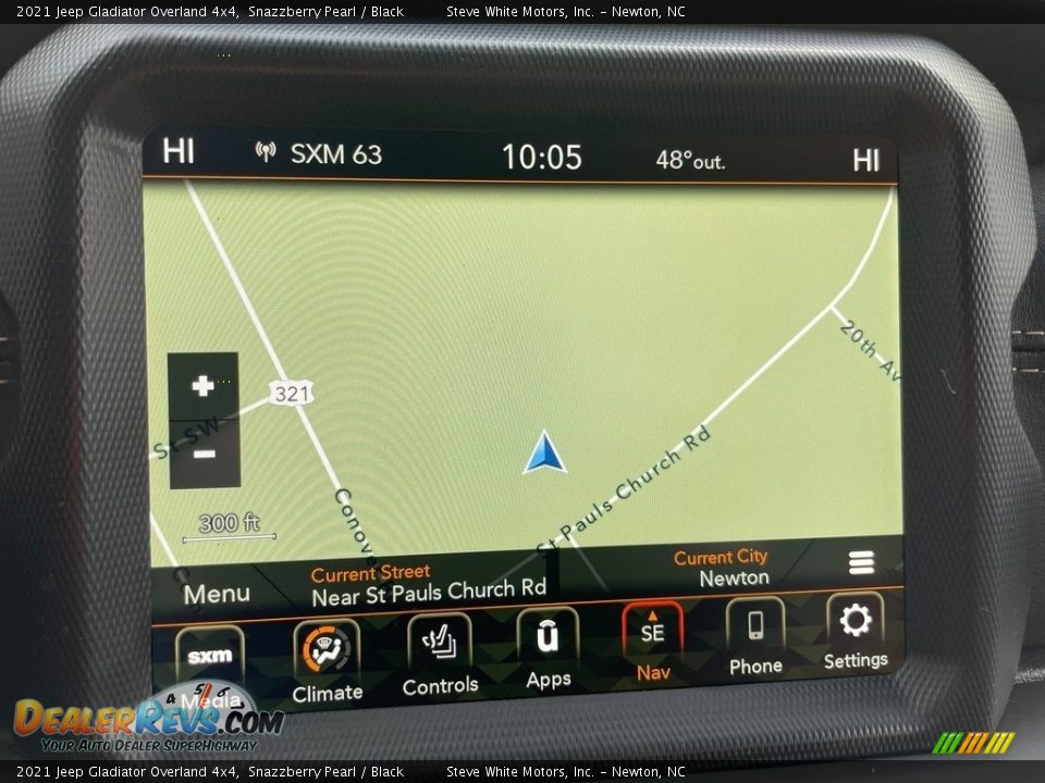 Navigation of 2021 Jeep Gladiator Overland 4x4 Photo #24