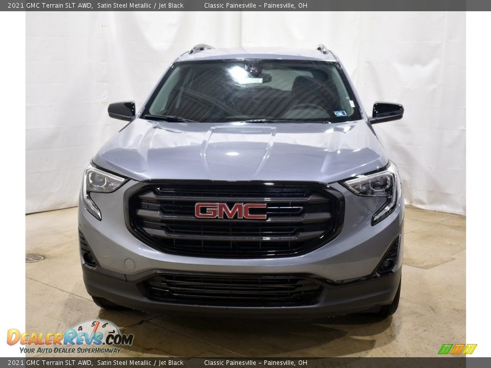 2021 GMC Terrain SLT AWD Satin Steel Metallic / Jet Black Photo #4