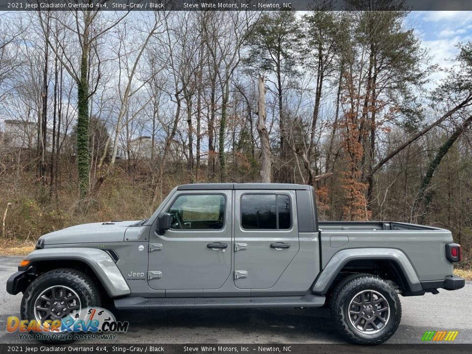 2021 Jeep Gladiator Overland 4x4 Sting-Gray / Black Photo #1