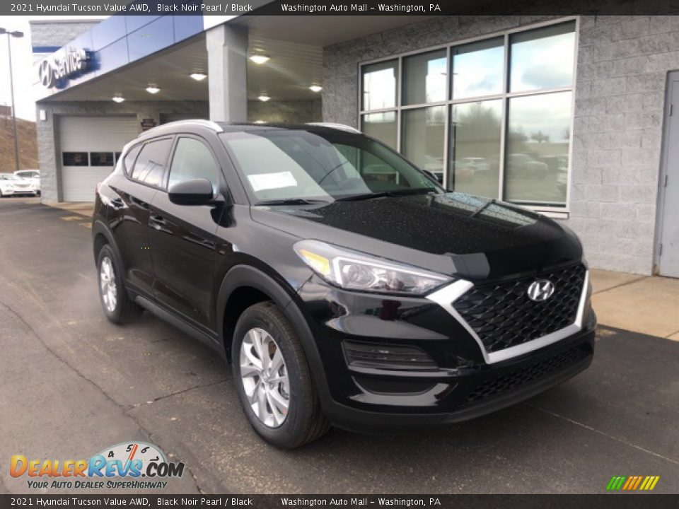 2021 Hyundai Tucson Value AWD Black Noir Pearl / Black Photo #1