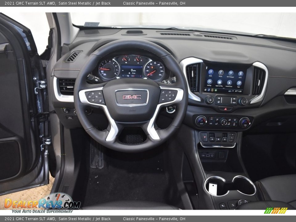 2021 GMC Terrain SLT AWD Satin Steel Metallic / Jet Black Photo #10