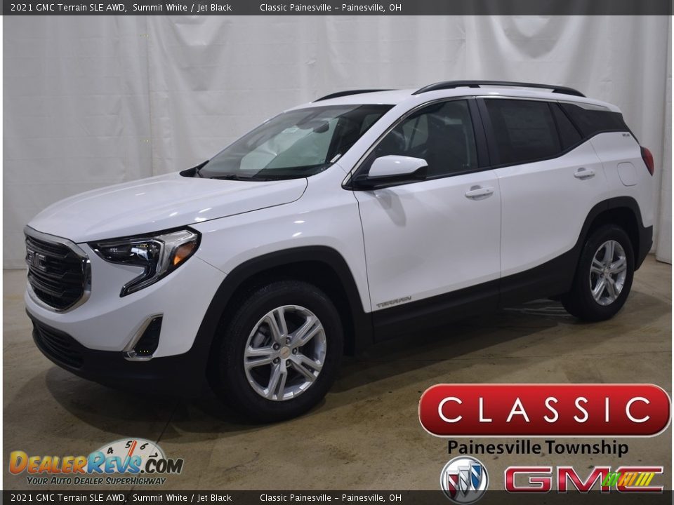 2021 GMC Terrain SLE AWD Summit White / Jet Black Photo #1