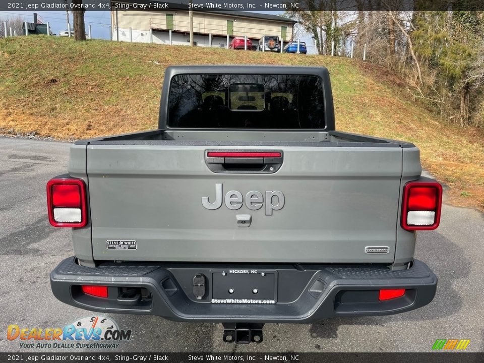 2021 Jeep Gladiator Overland 4x4 Sting-Gray / Black Photo #7