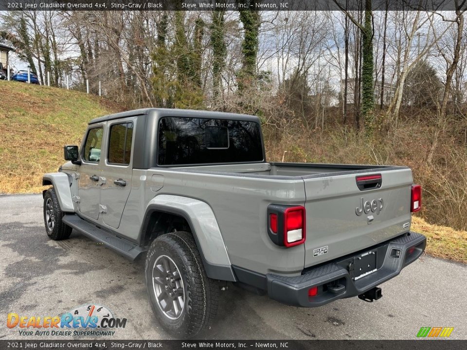 2021 Jeep Gladiator Overland 4x4 Sting-Gray / Black Photo #9