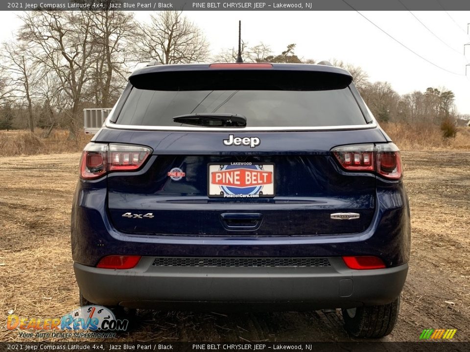 2021 Jeep Compass Latitude 4x4 Jazz Blue Pearl / Black Photo #7
