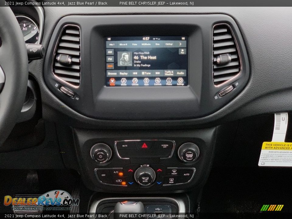 2021 Jeep Compass Latitude 4x4 Jazz Blue Pearl / Black Photo #10