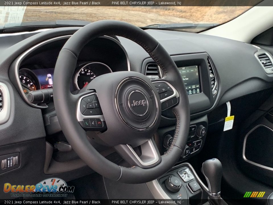 2021 Jeep Compass Latitude 4x4 Jazz Blue Pearl / Black Photo #12
