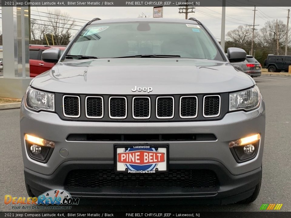 2021 Jeep Compass Latitude 4x4 Billet Silver Metallic / Black Photo #3