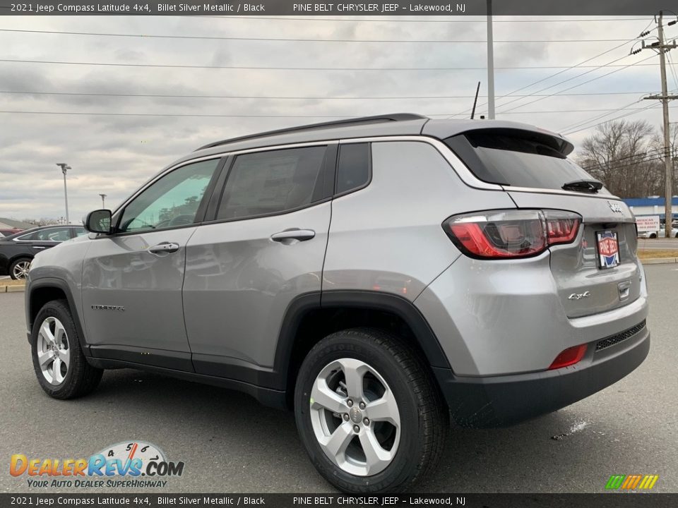 2021 Jeep Compass Latitude 4x4 Billet Silver Metallic / Black Photo #6