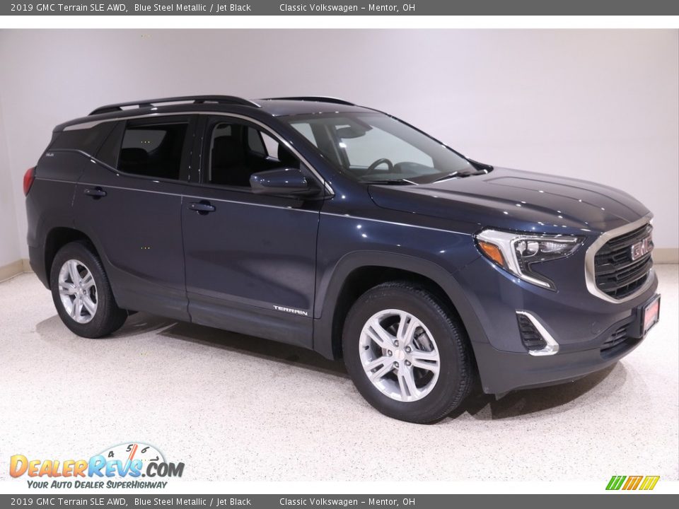 2019 GMC Terrain SLE AWD Blue Steel Metallic / Jet Black Photo #1