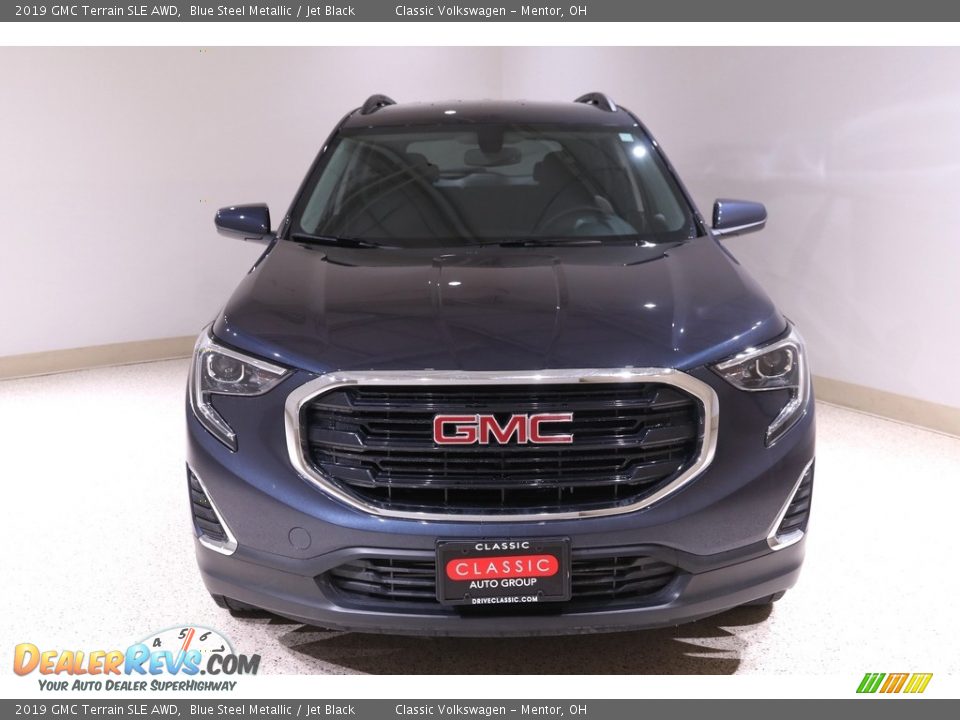 2019 GMC Terrain SLE AWD Blue Steel Metallic / Jet Black Photo #2