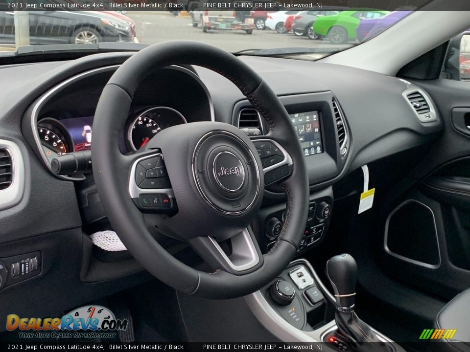 2021 Jeep Compass Latitude 4x4 Billet Silver Metallic / Black Photo #12