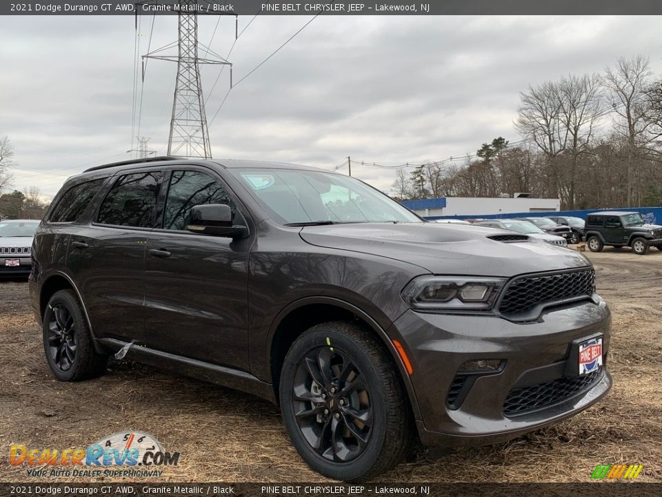 2021 Dodge Durango GT AWD Granite Metallic / Black Photo #1