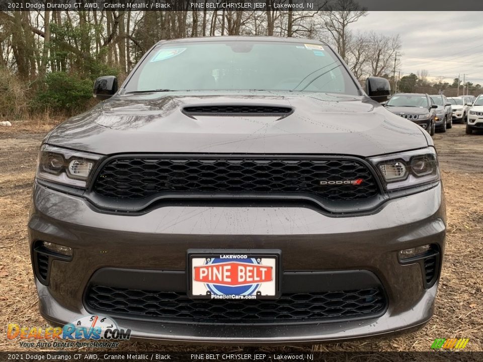 2021 Dodge Durango GT AWD Granite Metallic / Black Photo #3