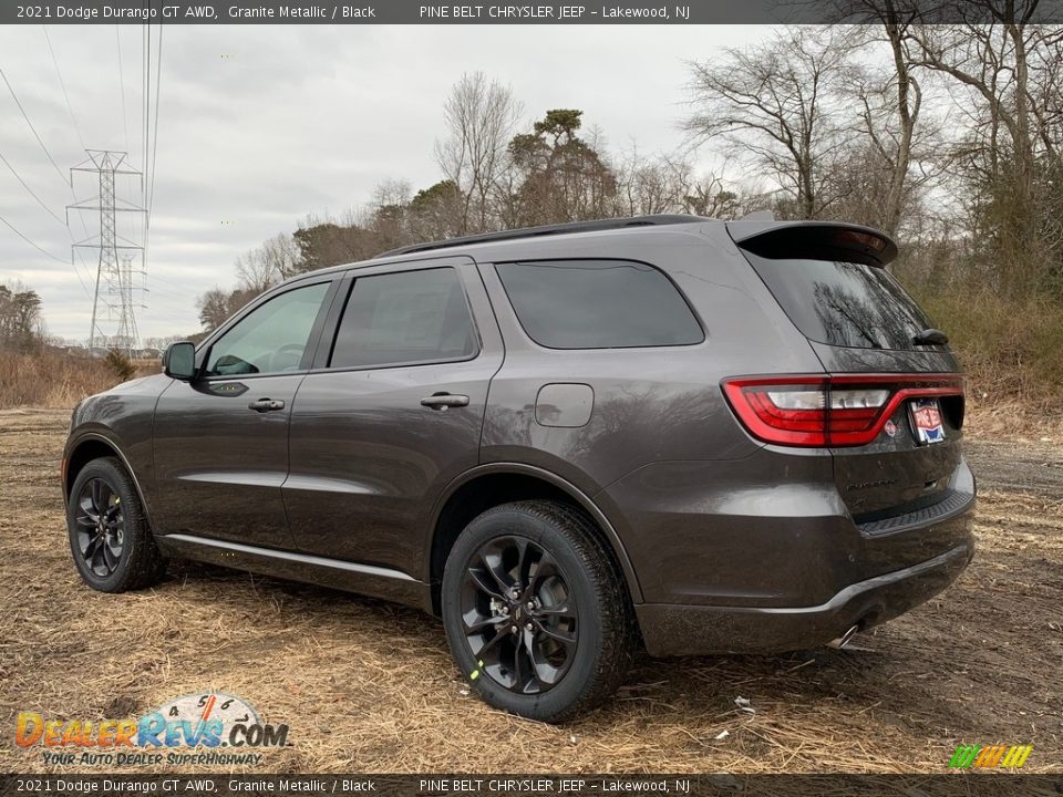 2021 Dodge Durango GT AWD Granite Metallic / Black Photo #6