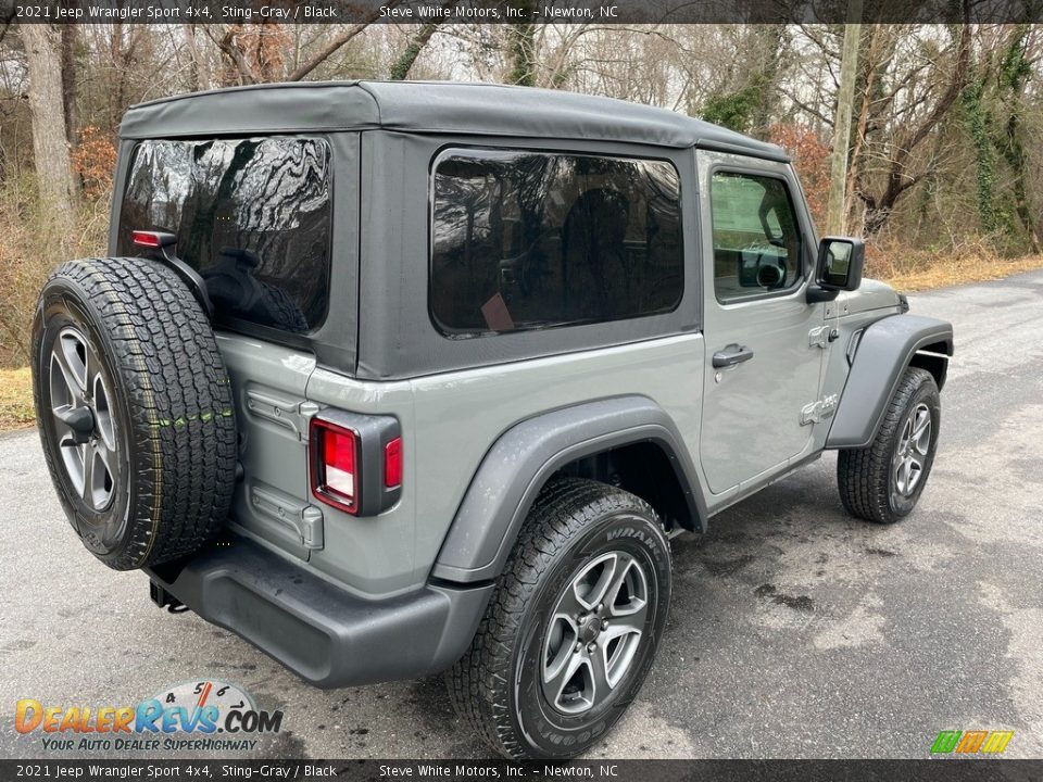 2021 Jeep Wrangler Sport 4x4 Sting-Gray / Black Photo #6