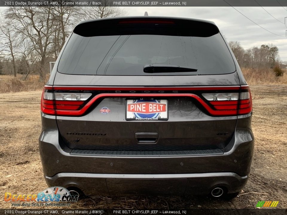 2021 Dodge Durango GT AWD Granite Metallic / Black Photo #7