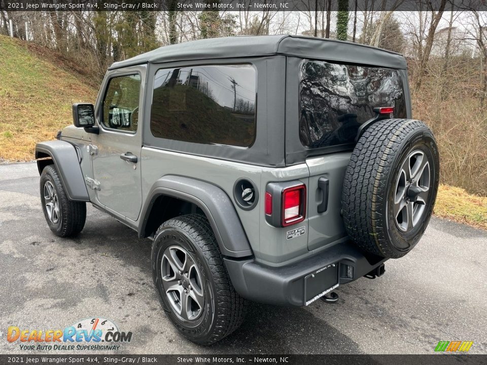 2021 Jeep Wrangler Sport 4x4 Sting-Gray / Black Photo #8