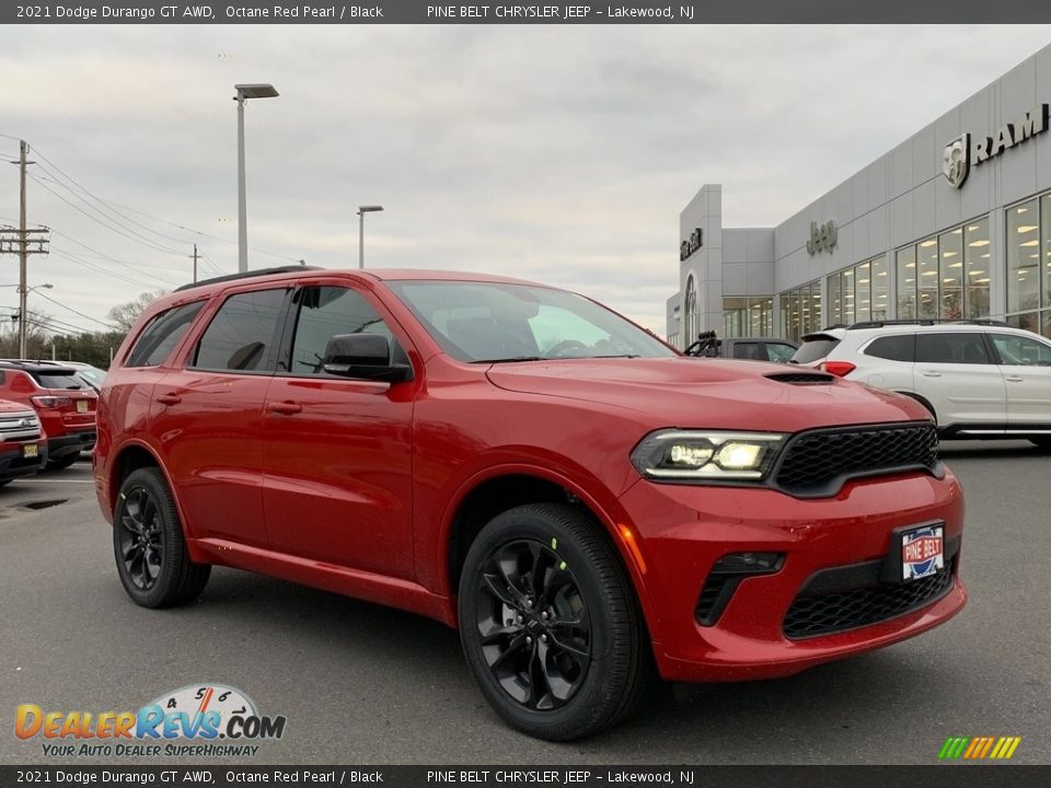 2021 Dodge Durango GT AWD Octane Red Pearl / Black Photo #1