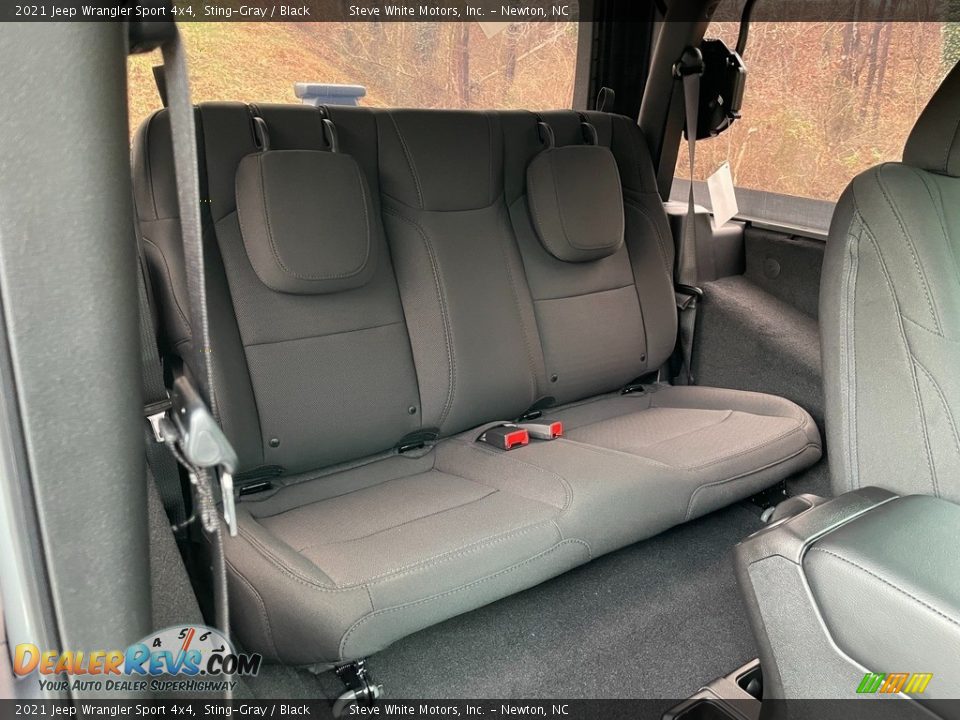 Rear Seat of 2021 Jeep Wrangler Sport 4x4 Photo #15