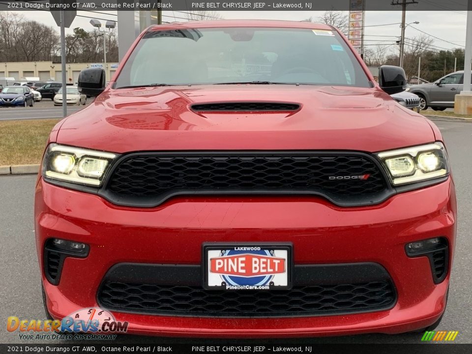 2021 Dodge Durango GT AWD Octane Red Pearl / Black Photo #3