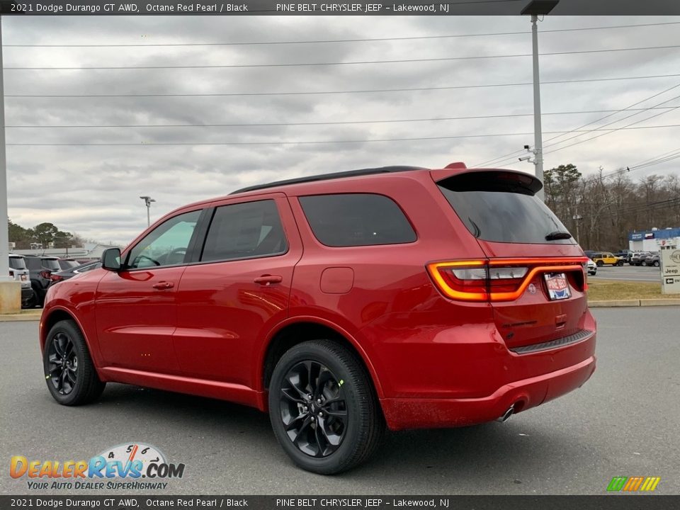 2021 Dodge Durango GT AWD Octane Red Pearl / Black Photo #6