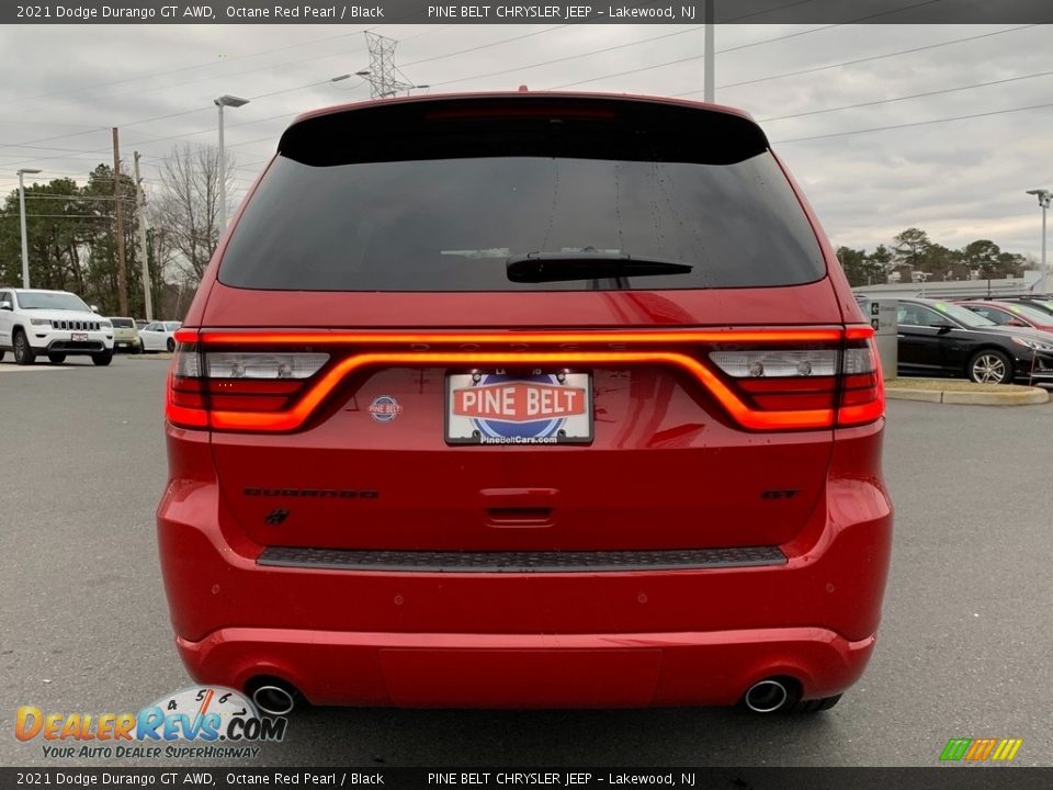 2021 Dodge Durango GT AWD Octane Red Pearl / Black Photo #7