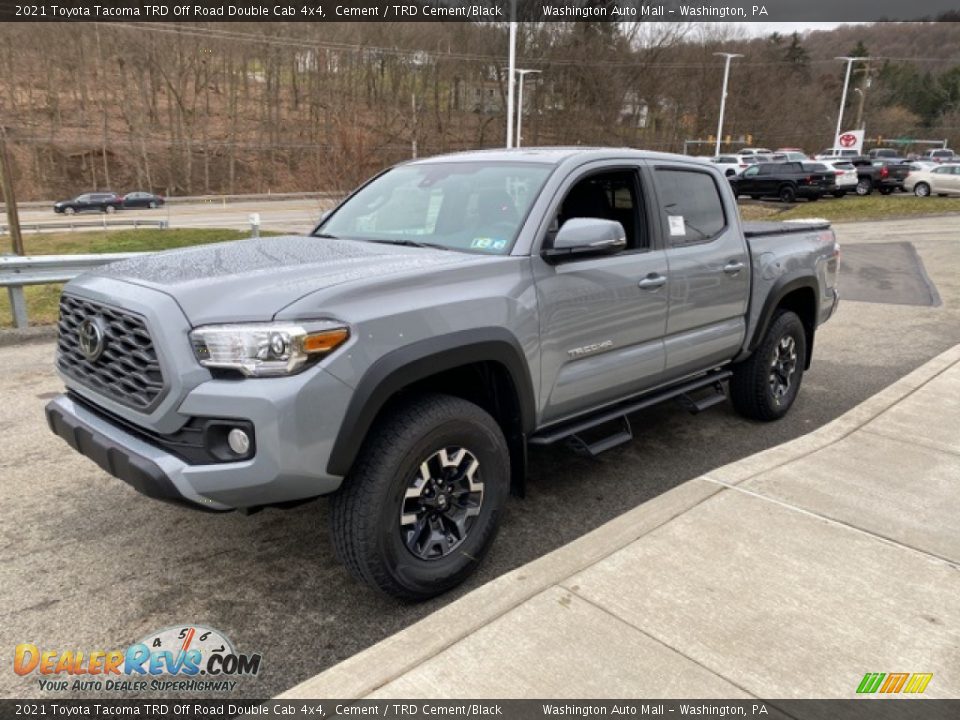 2021 Toyota Tacoma TRD Off Road Double Cab 4x4 Cement / TRD Cement/Black Photo #12