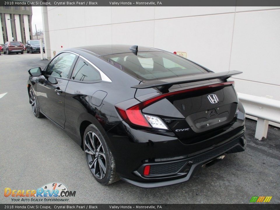 2018 Honda Civic Si Coupe Crystal Black Pearl / Black Photo #3