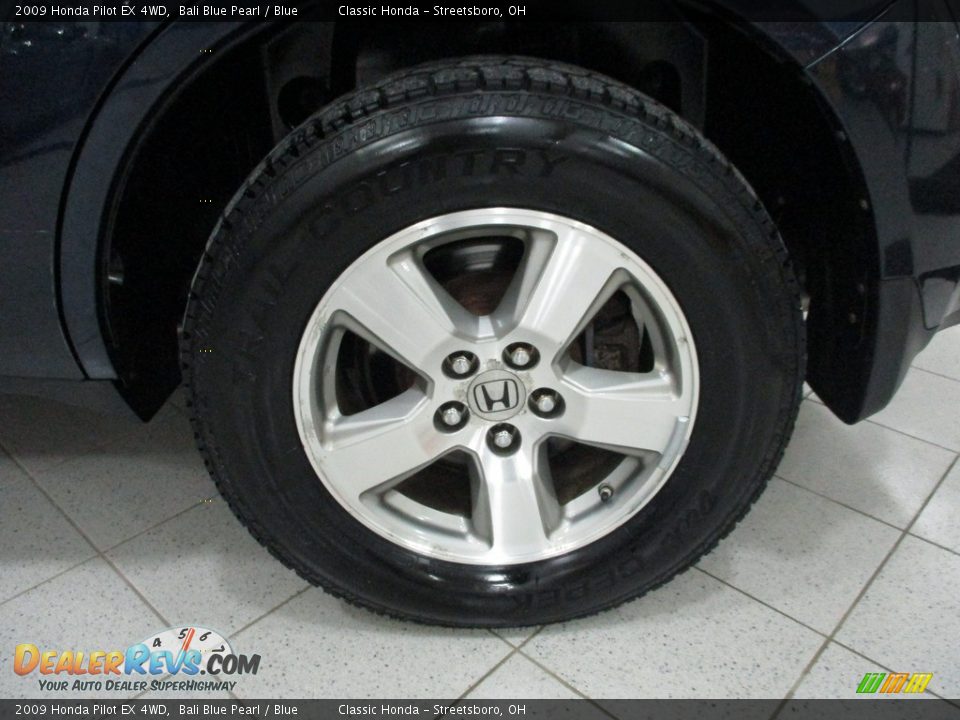 2009 Honda Pilot EX 4WD Bali Blue Pearl / Blue Photo #11