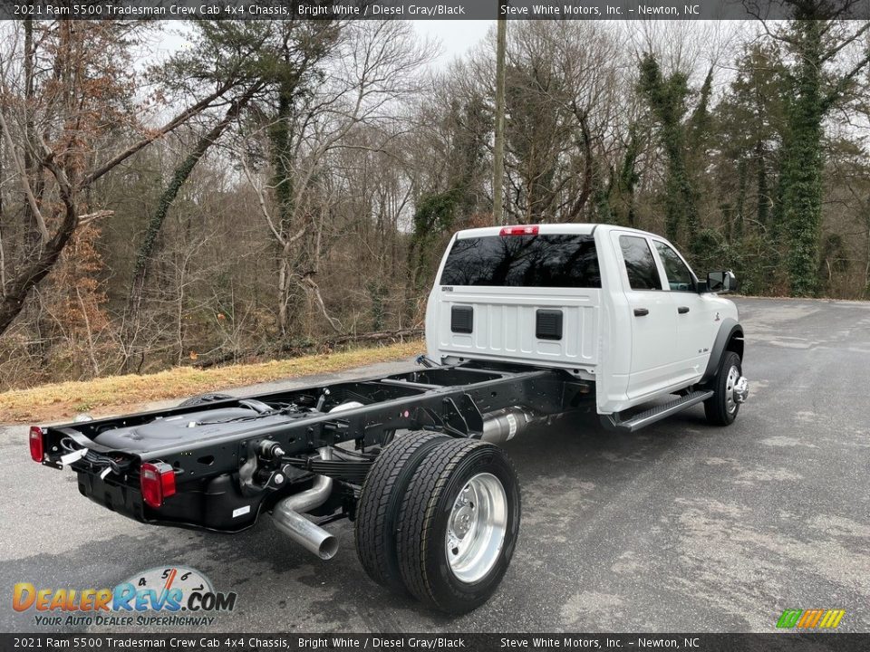 2021 Ram 5500 Tradesman Crew Cab 4x4 Chassis Bright White / Diesel Gray/Black Photo #6